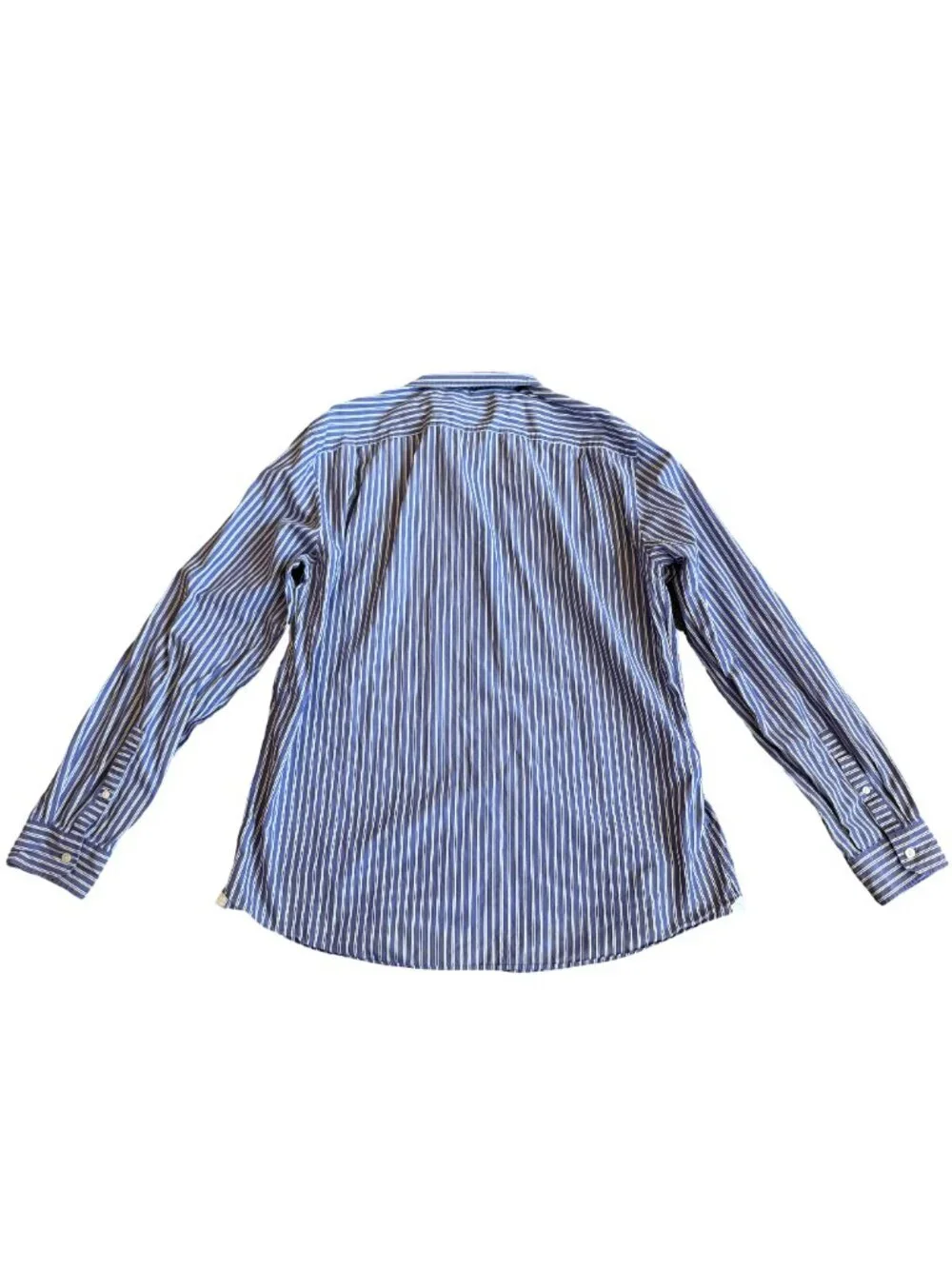 Pink Thomas Pink Purple White Stripe Dress Shirt Long Sleeve Casual Work Large